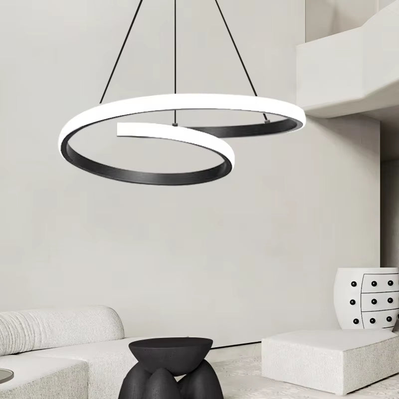 Minimalist Pendant Light Home Decor Fixtures White Light/Warm Light Pendant Lamp Nordic Hanging Lamp for Living Room Bedroom