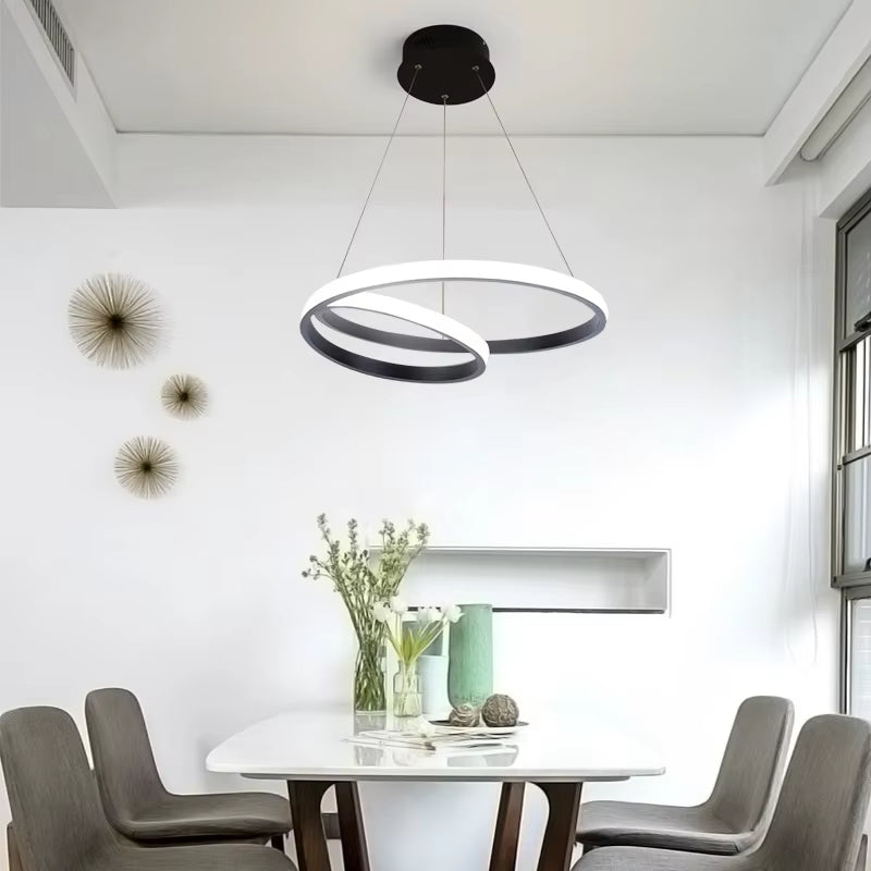 Minimalist Pendant Light Home Decor Fixtures White Light/Warm Light Pendant Lamp Nordic Hanging Lamp for Living Room Bedroom
