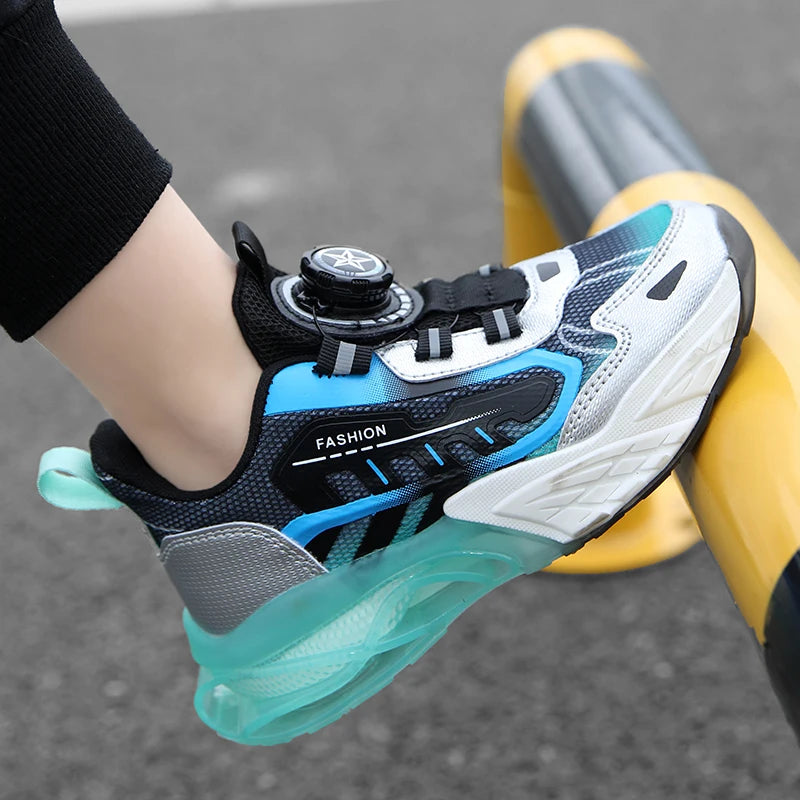 New Children Casual Shoes Four Seasons Kids Mesh Sneaker Non-Slip Basketball Sports Shoes Boys Girls Sneaker Outdoor Shoes