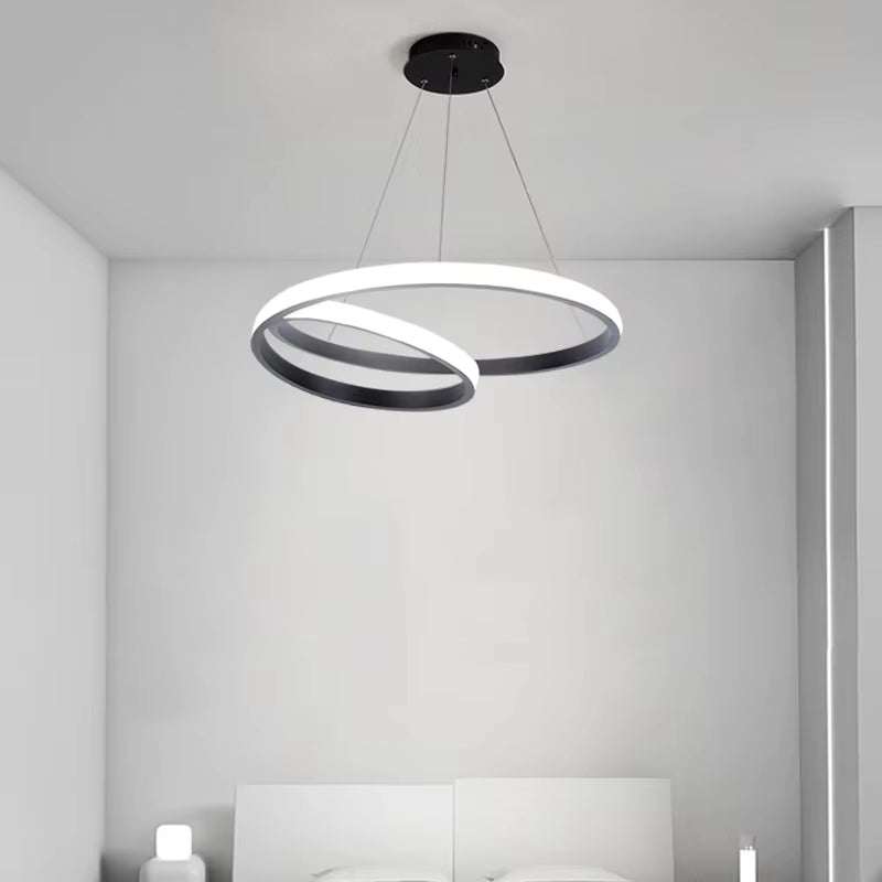 Minimalist Pendant Light Home Decor Fixtures White Light/Warm Light Pendant Lamp Nordic Hanging Lamp for Living Room Bedroom