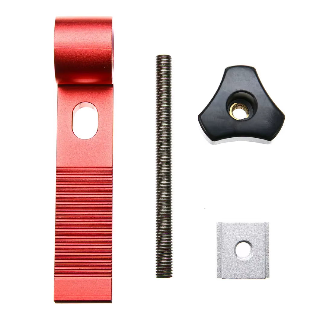1Set Universal Clamping Blocks Platen Miter Track Clamping Blocks M8 Screw Woodworking Joint Hand Tools Set