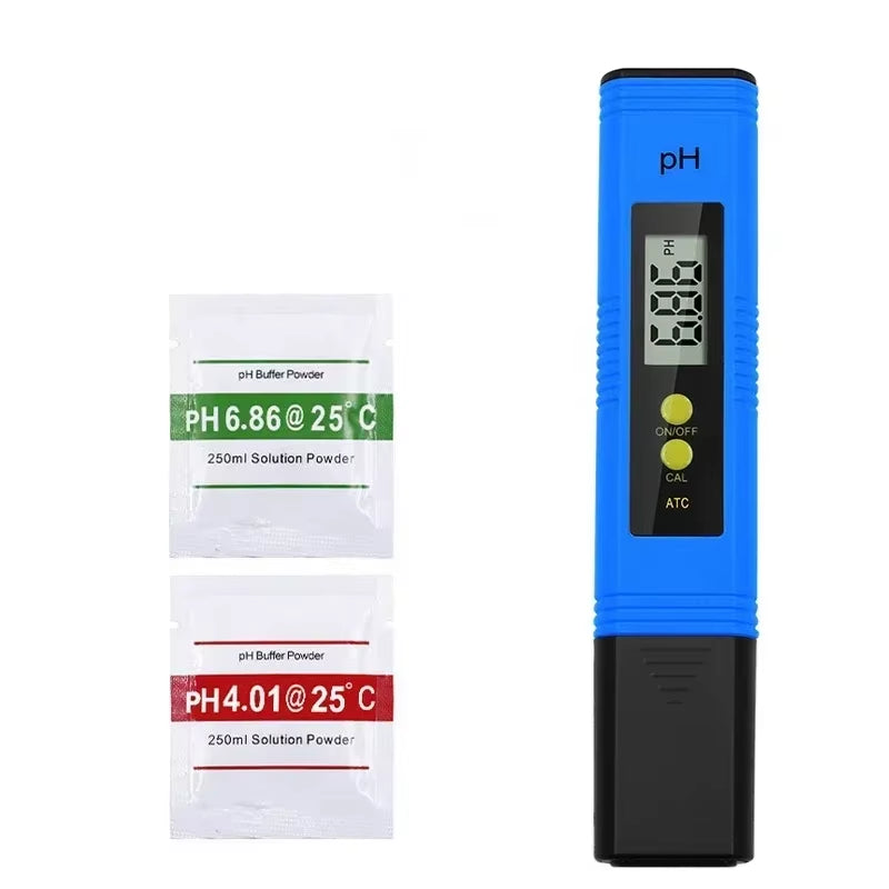 0.01 PH High Precision Water Quality Tester Digital LCD PH Meter Measuring Range PH Test Pen Suitable for Swimming Pool Aquarium