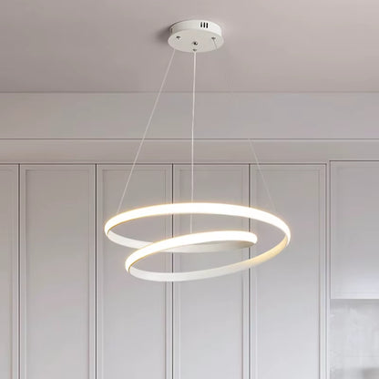 Minimalist Pendant Light Home Decor Fixtures White Light/Warm Light Pendant Lamp Nordic Hanging Lamp for Living Room Bedroom