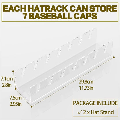 Home Furnitureliving Room Furniture Baseball Cap Holder Home Baseball Cap Rack Storage Acrylic Hat Rack Coat Racks