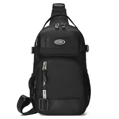 Riding Backpack for Men, Men'S Chest Bag, Casual Men'S Single Shoulder Bag, Lightweight and Large-Capacity Crossbody Bag