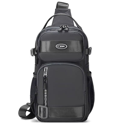 Riding Backpack for Men, Men'S Chest Bag, Casual Men'S Single Shoulder Bag, Lightweight and Large-Capacity Crossbody Bag
