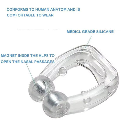 Anti-Snoring Device Snore Stopper Silicone Magnetic Stop Snoring Solution Comfortable & Professional for Men and Women