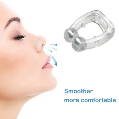 Anti-Snoring Device Snore Stopper Silicone Magnetic Stop Snoring Solution Comfortable & Professional for Men and Women