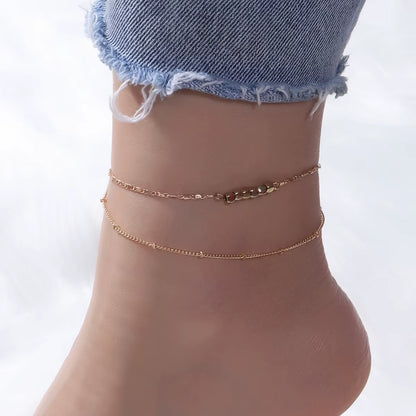 Fashion Charm Red Cherry Anklets for Women Silver Color Chain Adjustable Bracelets Anklet Ankle Jewelry Beach Party Gifts